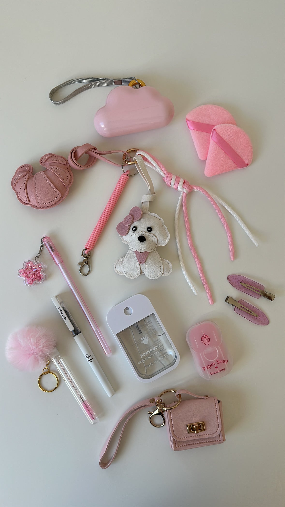Charm Essentials Set - Cute Bichon Roze
