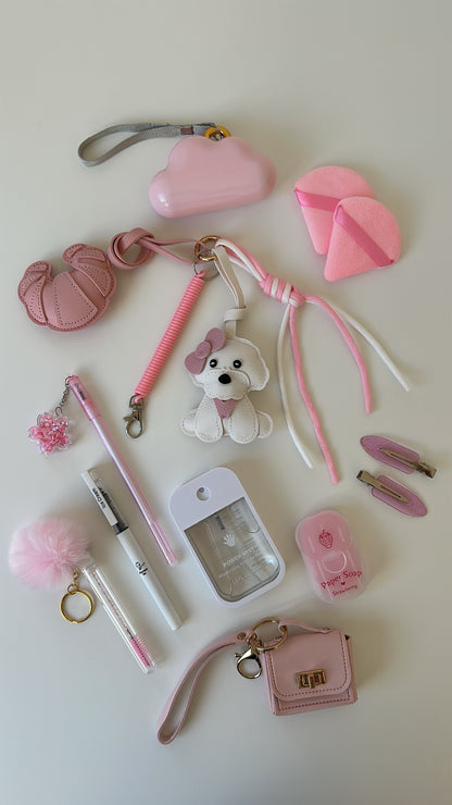 Charm Essentials Set - Cute Bichon Roze