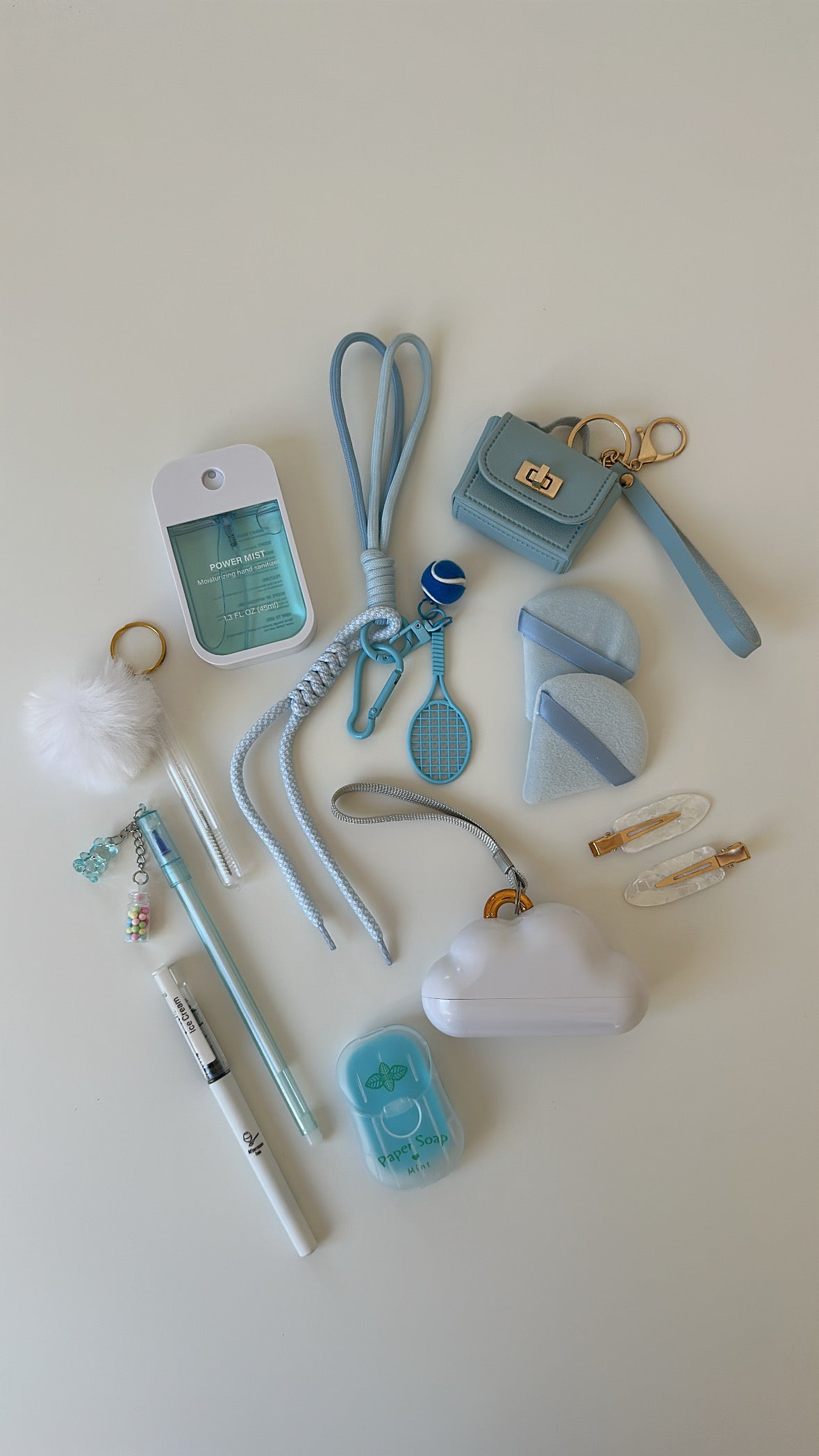 Charm Essentials Set - Blue Racket