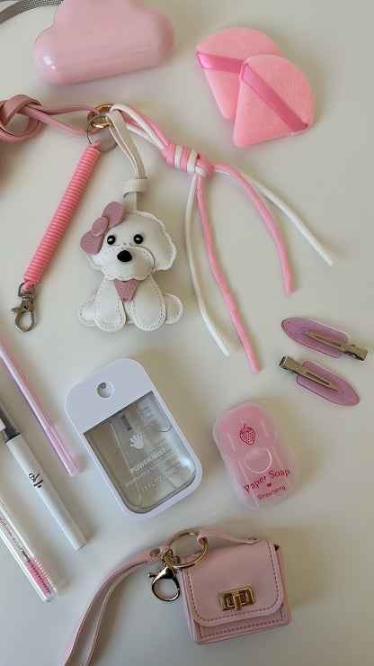 Charm Essentials Set - Cute Bichon Roze