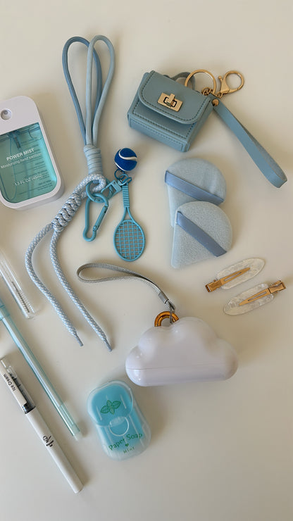 Charm Essentials Set - Blue Racket