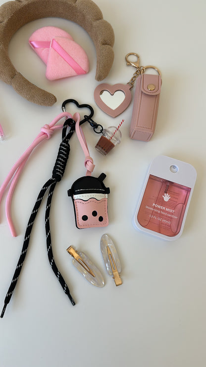 Charm Essentials Set - Boba Tea Roze