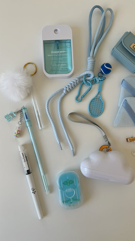 Charm Essentials Set - Blue Racket