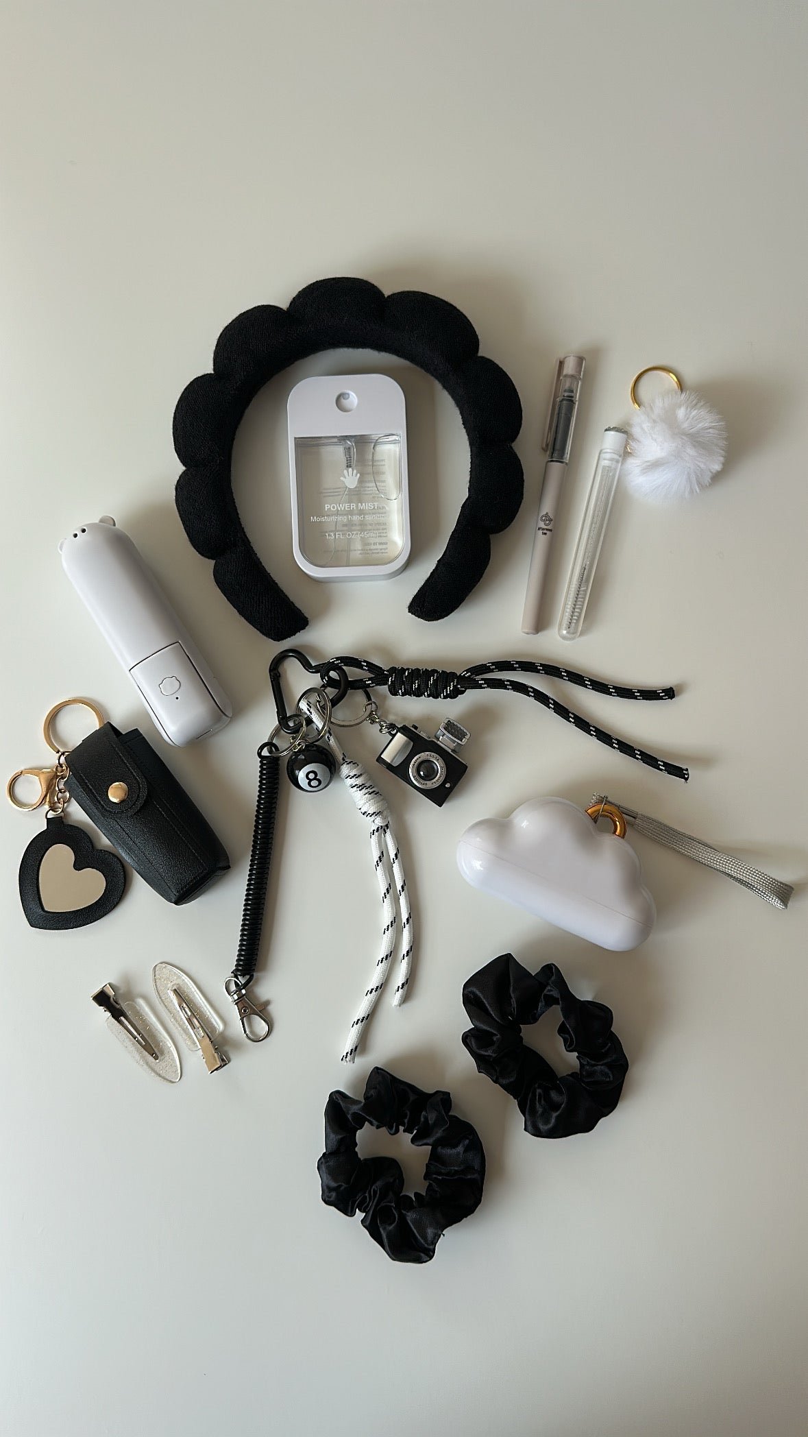 Charm Essentials Set - Lucky Camera Zwart