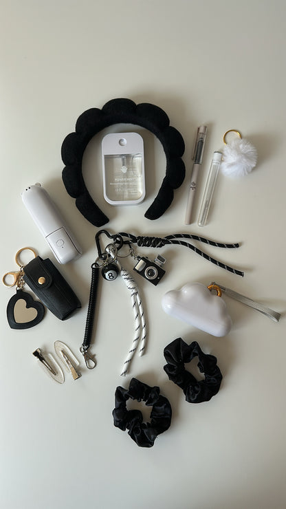 Charm Essentials Set - Lucky Camera Zwart