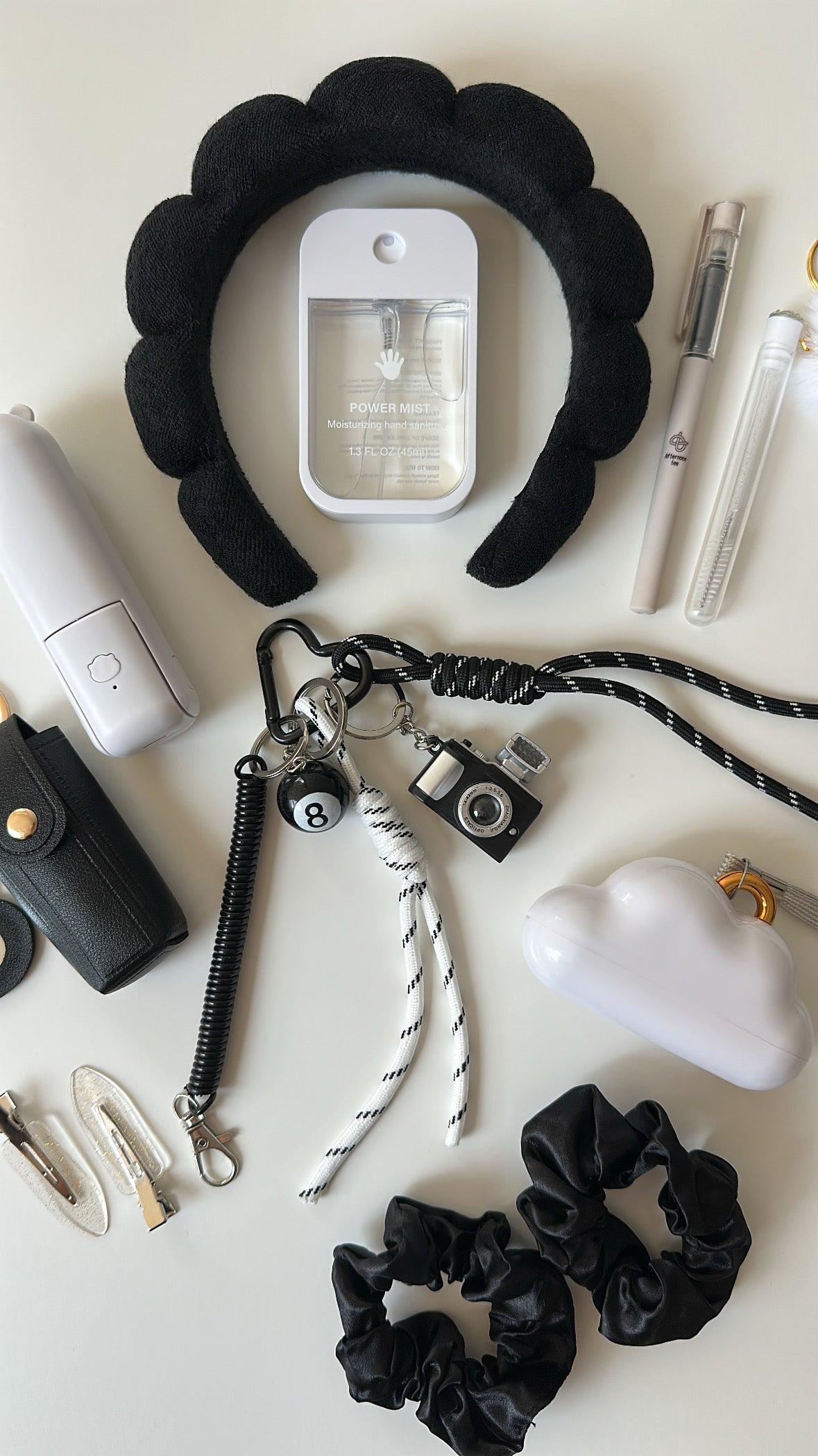 Charm Essentials Set - Lucky Camera Zwart